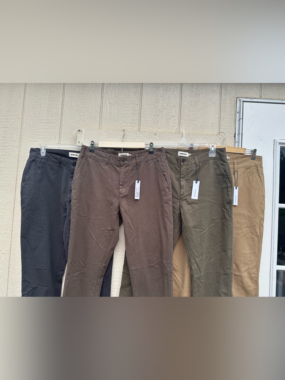 [Lot Of 4]TAYLOR STITCH The Slim Foundation Pants Men's Sz 32X32 Organic Cotton
